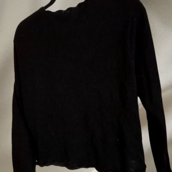 VTG PARIS SMITH Holiday Bead and Ribbon Embellished Sweater SZ M - Picture 6 of 7